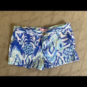 Lily Pulitzer girls shorts size 14 euc